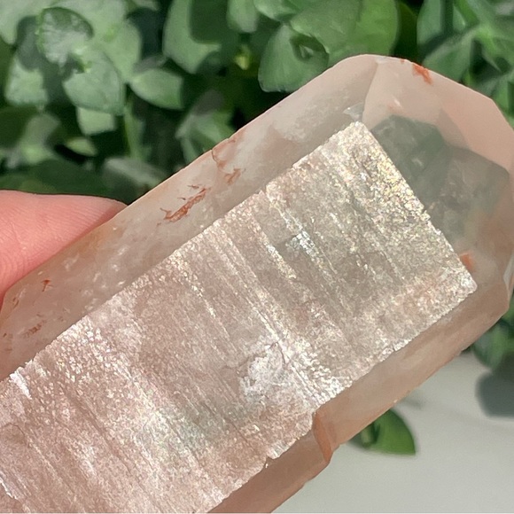 Tangerine Lemurian Quartz Crystal Point - Picture 7 of 17